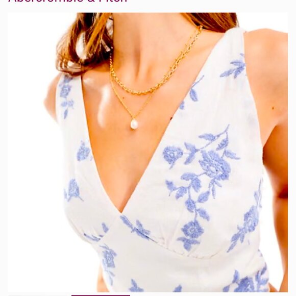 Abercrombie and Fitch Matching Linen Set - Picture 1 of 14